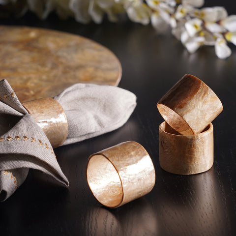 Gold La Perla Napkin Ring (Set of 4)