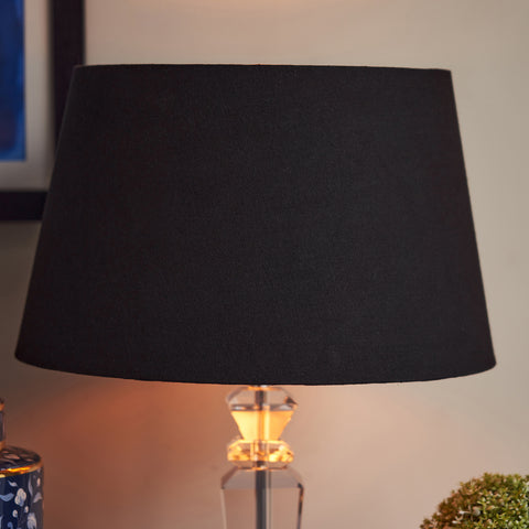 Black Lamp Shade with Lining (without stand) - Small