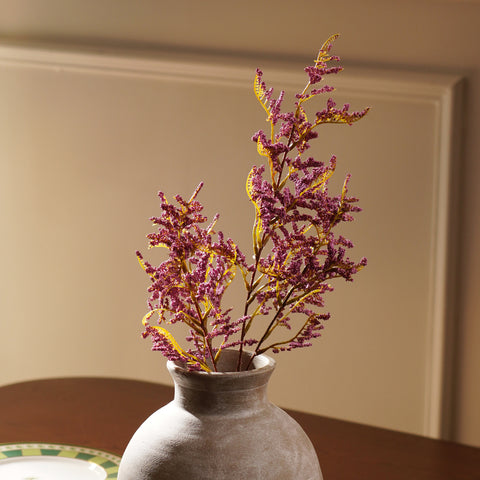 Purple Statice Artficial Flower Stem - Single