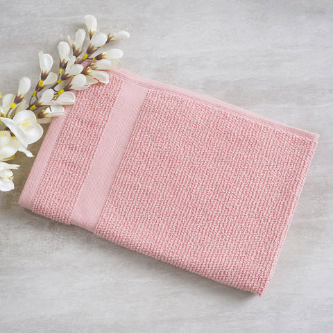 Set Of 4 Pink Prime Hand Towel