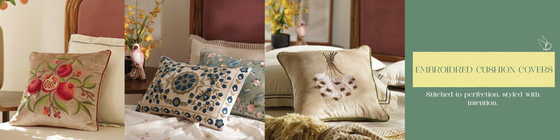 Embroidered Cushion Covers