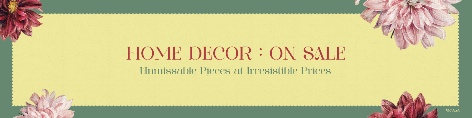 Home Decor Sale