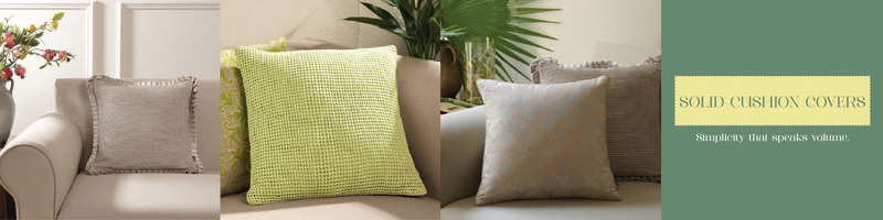 Solid Cushion Covers