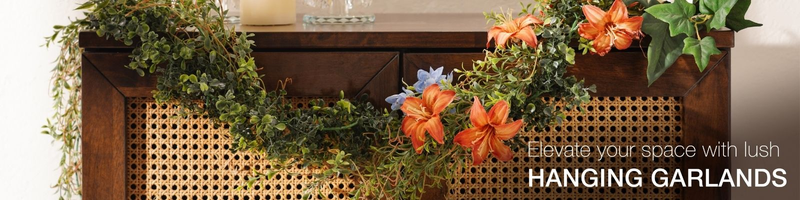 Hanging garlands