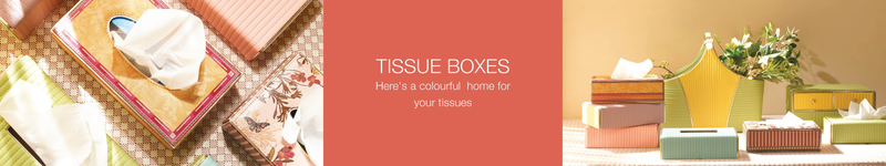 Faux Leather Tissue Box