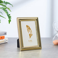 Brass Gold Plated Metal Photo Frame