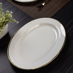 Classic Gold Line Rice Platter