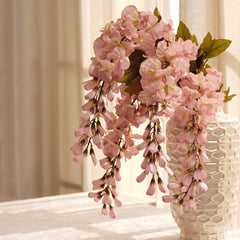 Pink Bean Faux Flower Stem Single