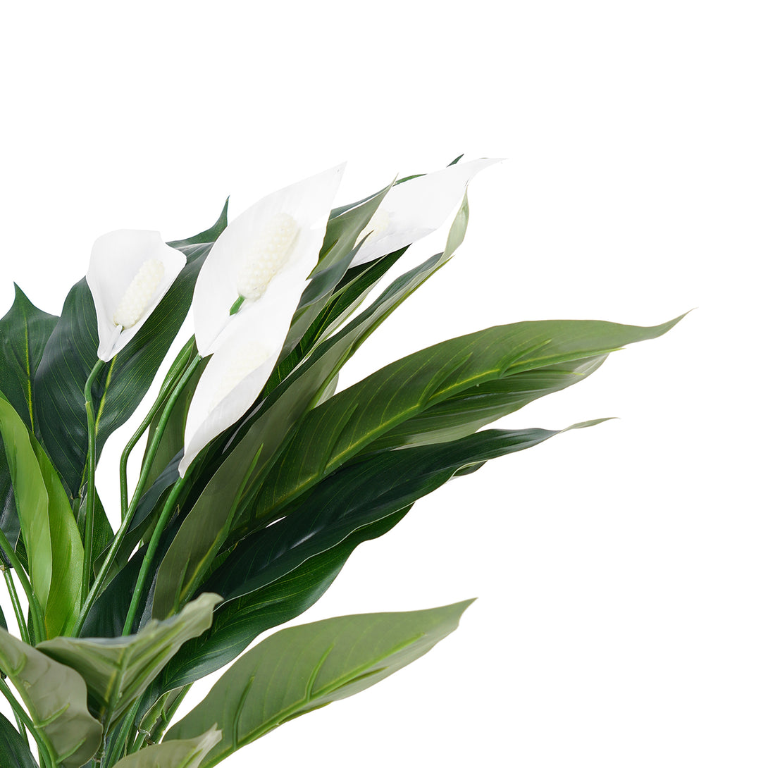 fake peace lily Shop Green Faux Peace Lily Potted Plant