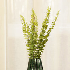 Green Artificial Fern Leaf Spray - Single