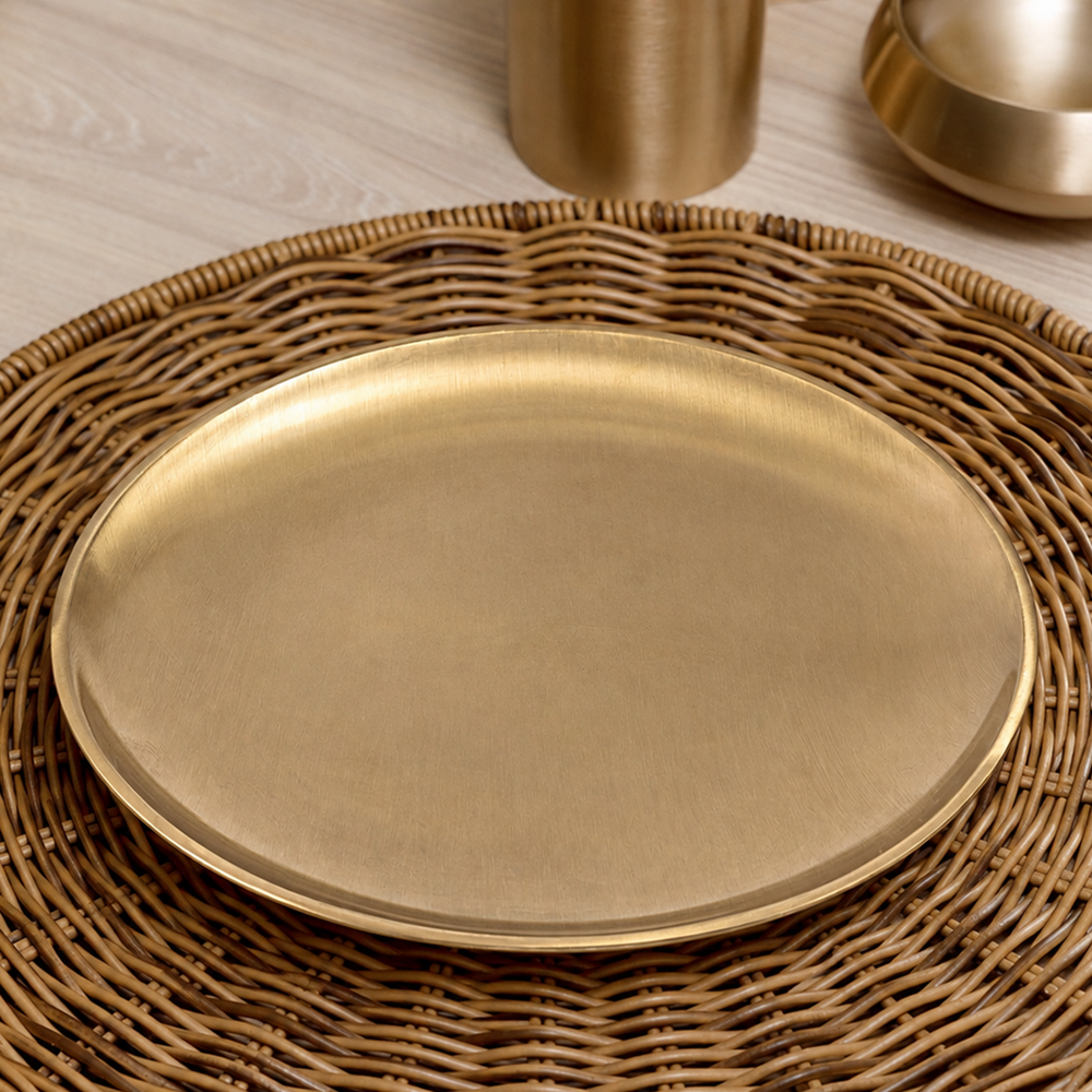 Kansa Charger Plate