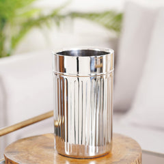 Aiden Silver Ribbed Wine Chiller