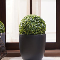 Green Artificial Mini Vanilla Ball Plant