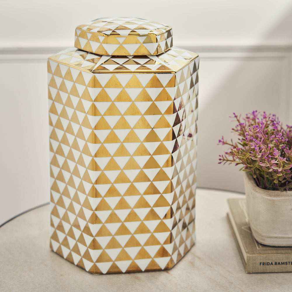 Citrine Gold Miraj Canister - Large
