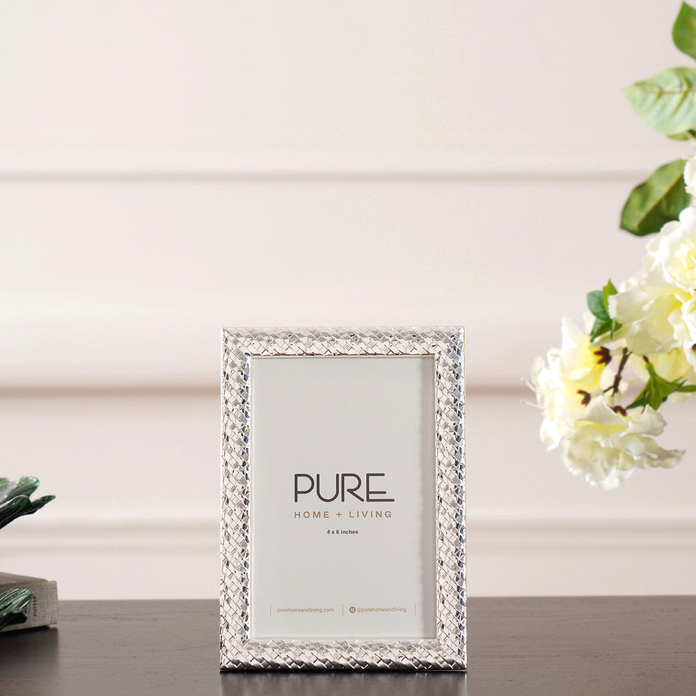 Prisma Silver Plated Photo Frame