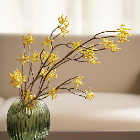 Green Artificial Maple Branch