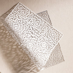 Set of 6 Silver Cut Out Placemats