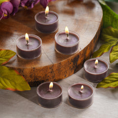 Set Of 24 Brown Moments of Eternity Scented Tealights