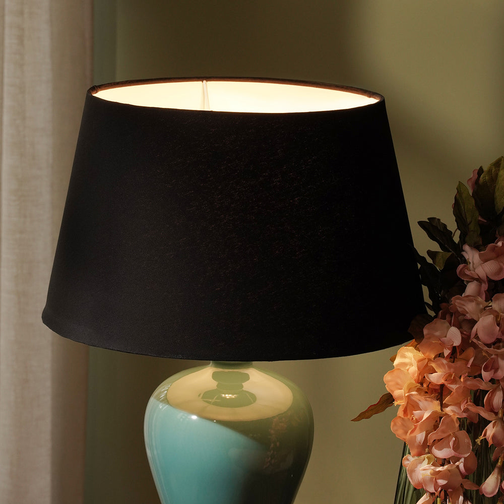 Black Lamp Shade - Large (without stand)