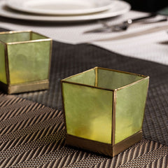 Green Shell T-Light Holder