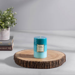 Blue Blackberry and Bay Pillar Candle - Large