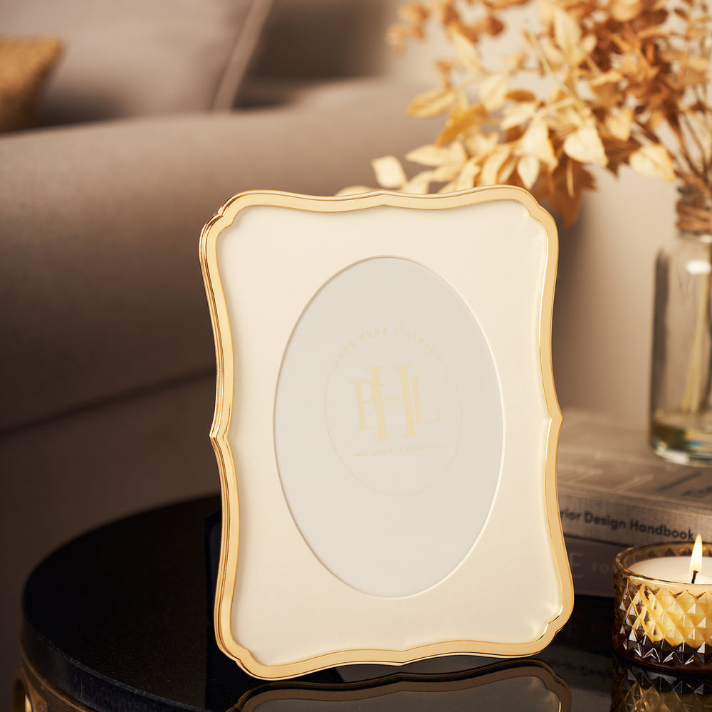 Gold Plated Vintage Metal Frame - Large
