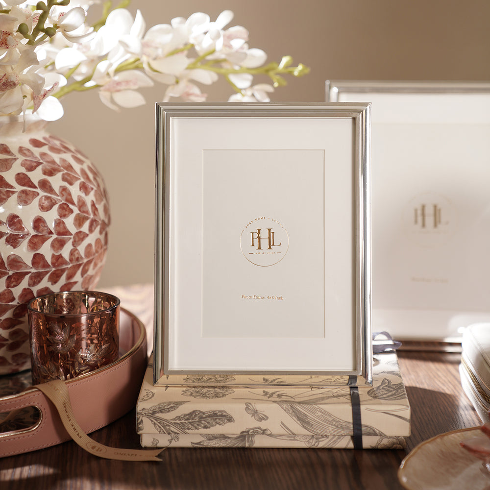 Silver Plated Metallic Photo Frame - Small