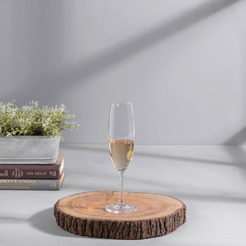 Set Of 6: Clear Sylvia Champagne Flute Glass