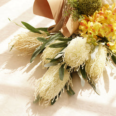 Polyester Artificial Protea