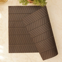 Brown Mesh Textured Placemat