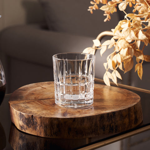 Set of 6 Clear Cut Whiskey Glasses
