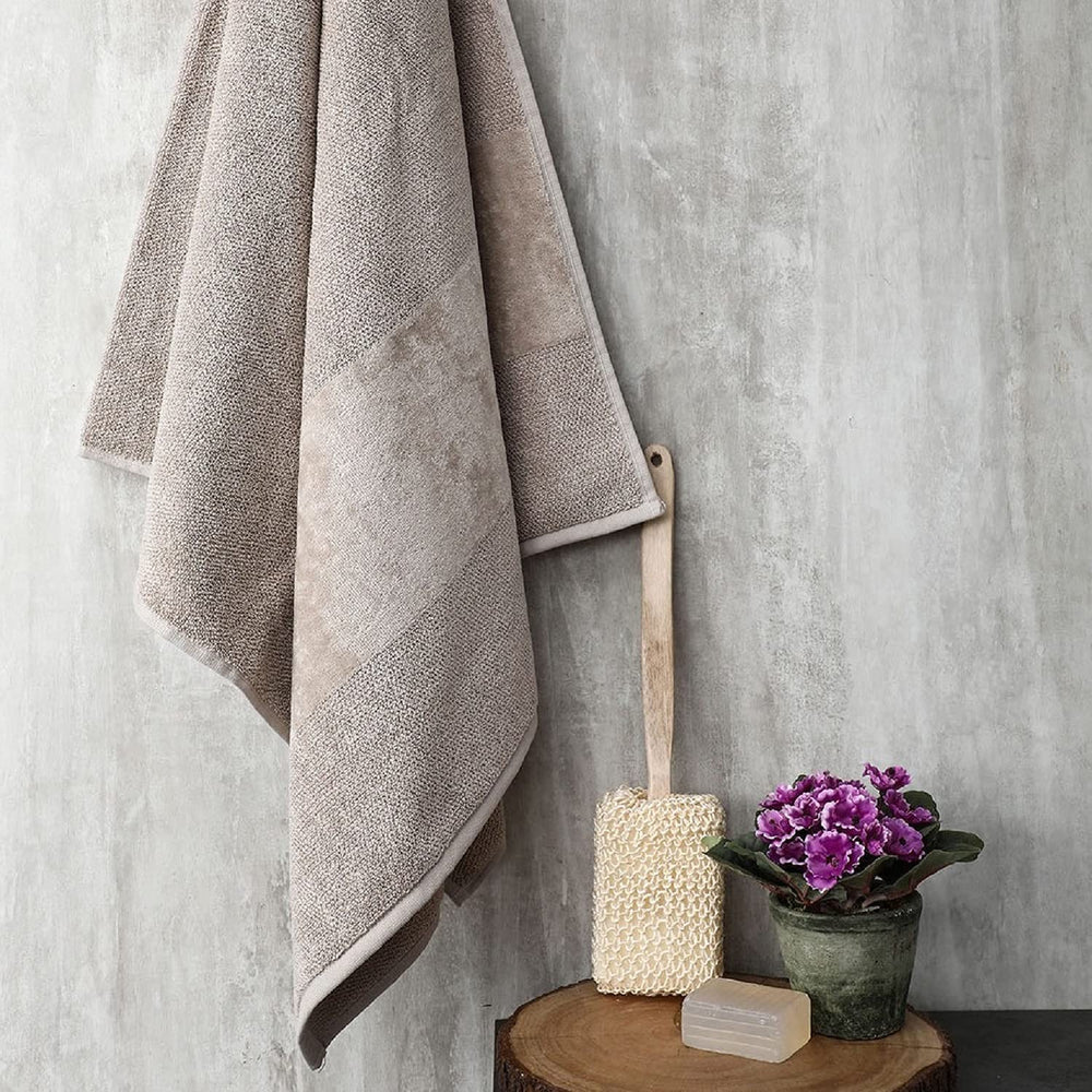 Pure Home and Living Linen Combed Cotton Bath Towel