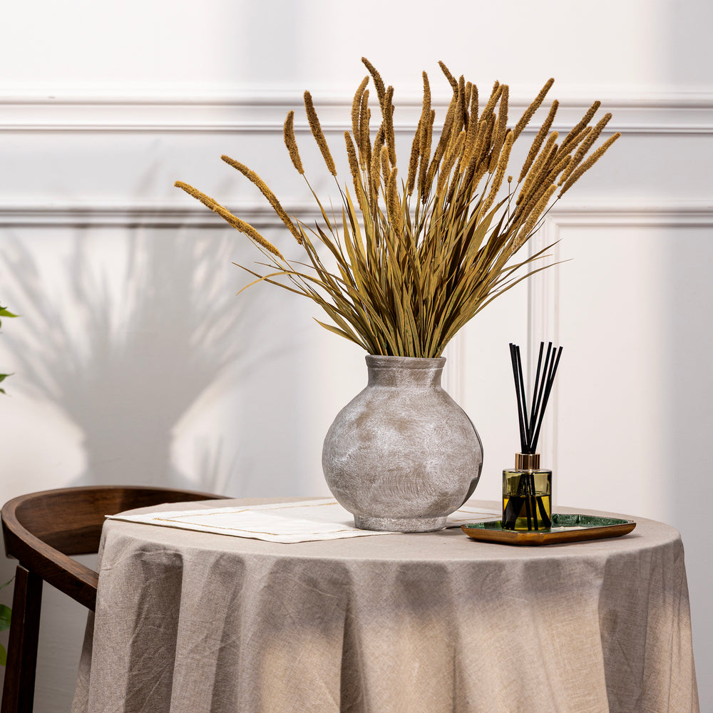 Brown Dry Bristlegrass Herb Artificial Stem - Single