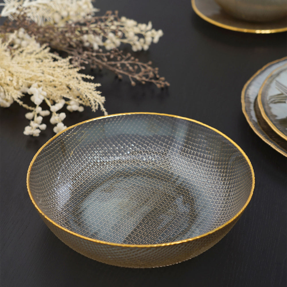 Fizz Coffee Gold Serving Bowl