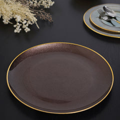 Natural Dark Copper Brown Charger Plate