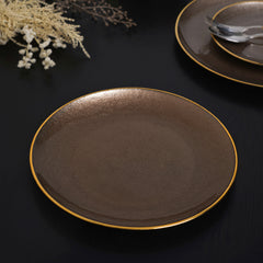 Natural Bronze Taupe Dinner Plate