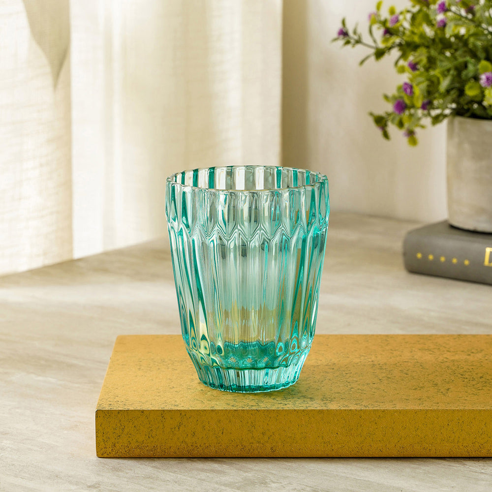 Set of 6 Sierra Blue Glass Tumbler