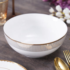 Geometric Design Salad Bowl