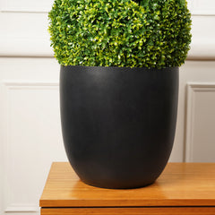 Black Polyfibre Clay Pot Small