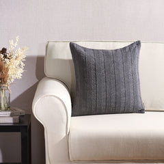 Grey Square Cushion Covers