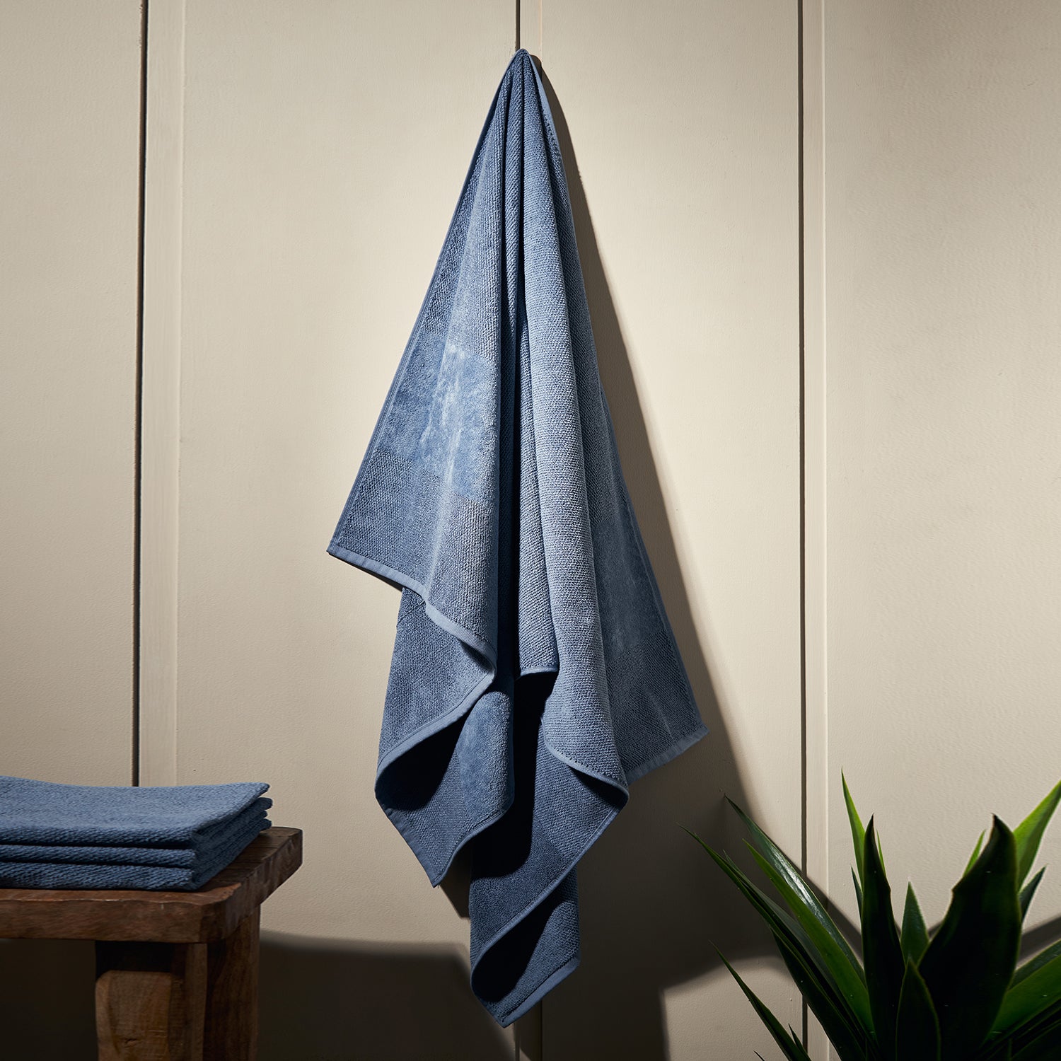 Shop Bath Towel, Indigo, 75X150Cm - at Best Price Online in India
