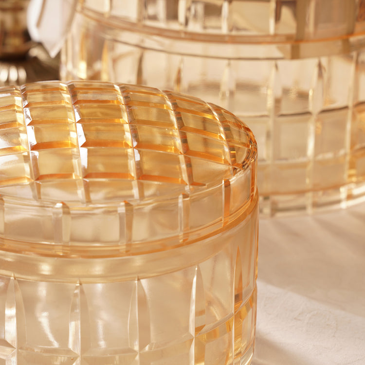 Shop Gold Ombre Cut Glass Box with Cover - Small - at Best Price Online ...