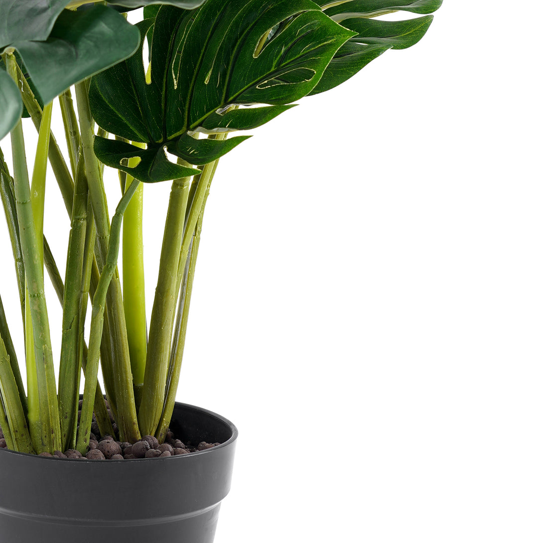 monstera plant online india Shop Green Artificial Monstera Potted Plant