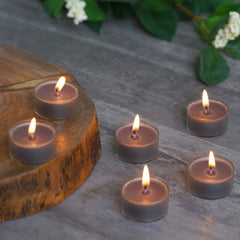 Set of 24 Charcoal Acrylic Tealights
