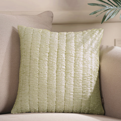 Linear Green Cushion Cover
