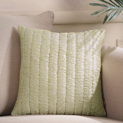 Linear Green Cushion Cover