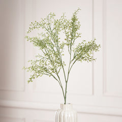 Green Artificial Leaf Stem - Single