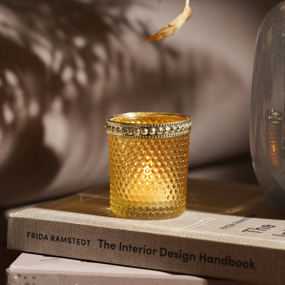 Set of 6 Springer Gold votive holder