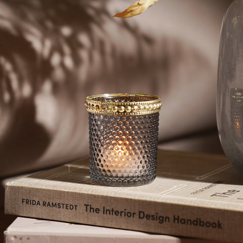 Set of 6 Springer Grey votive holder