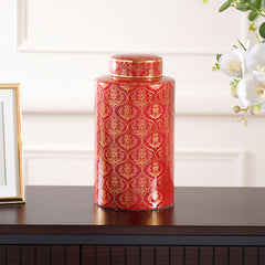 Ruby Red Large Canister